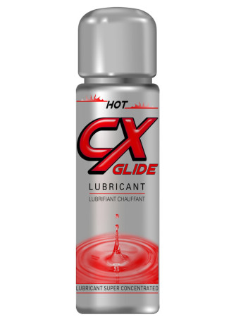 Lubrifiant chauffant à base d'eau 100 ML CX GLIDE - CC800130